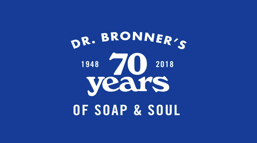 ドクターブロナー設立70年周年・ソープづくり160周年